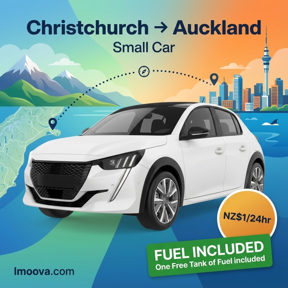 Small Car available for relocation from Christchurch to Auckland