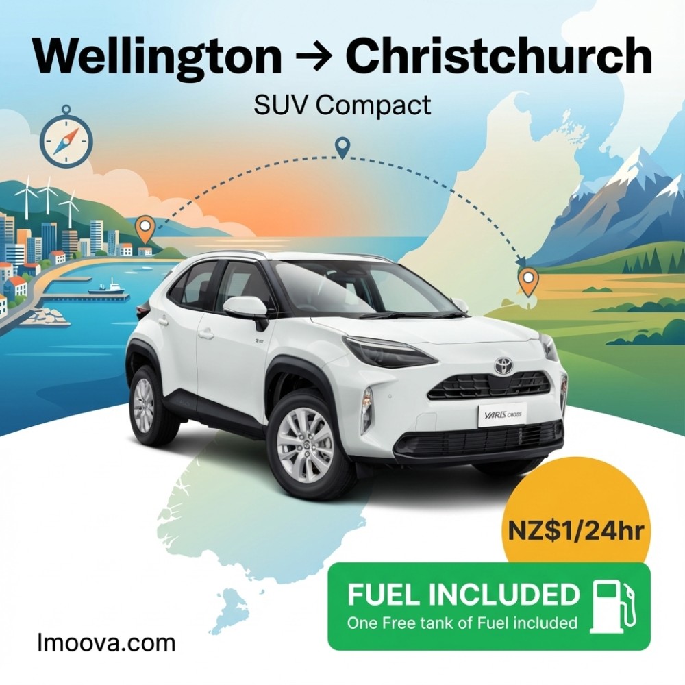 SUV Compact available for relocation from Wellington to Christchurch