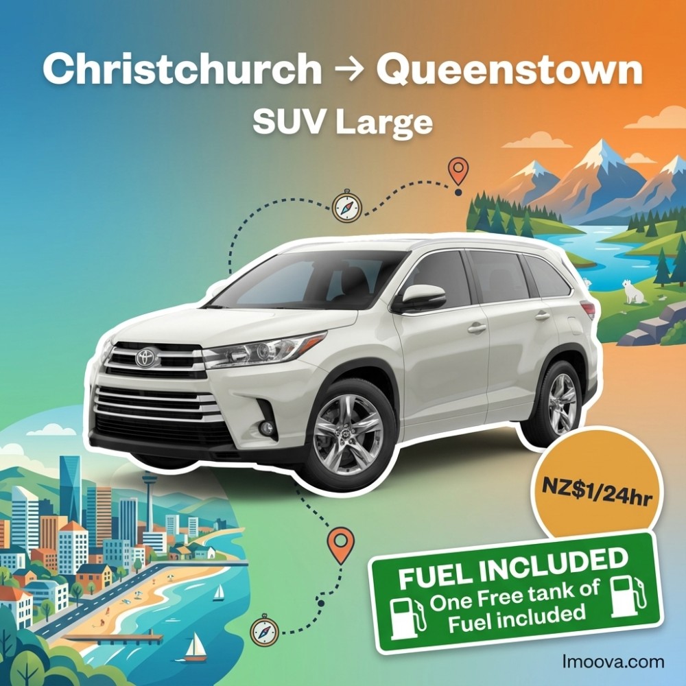 SUV Large - Christchurch to Queenstown