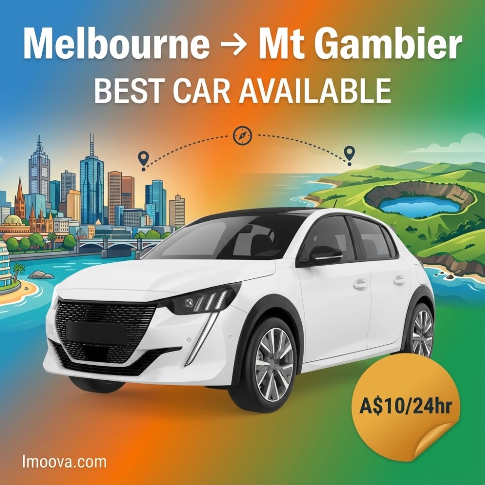 BEST CAR AVAILABLE available for relocation from Melbourne to Mt Gambier