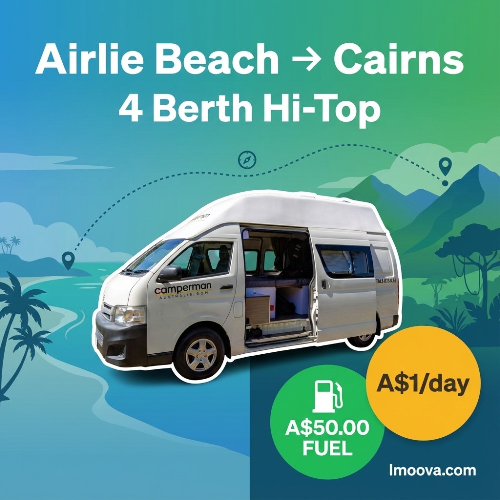 4 Berth Hi-Top available for relocation from Airlie Beach to Cairns
