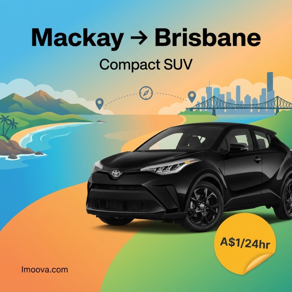 Compact SUV available for relocation from Mackay to Brisbane