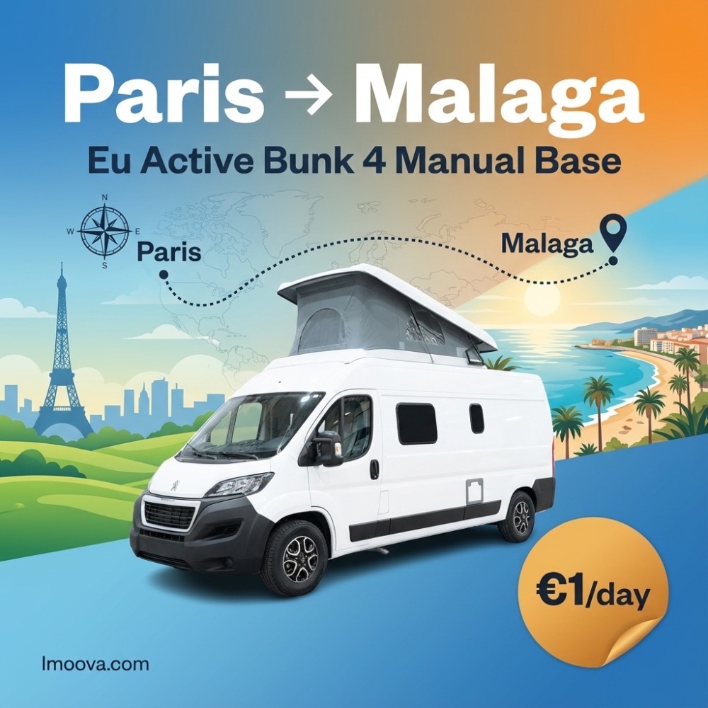Eu Active Bunk 4 Manual Base available for relocation from Paris to Malaga