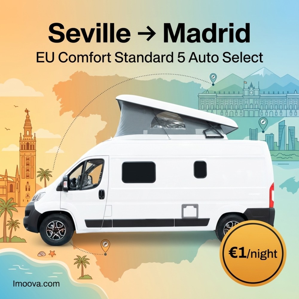 EU Comfort Standard 5 Auto Select available for relocation from Seville to Madrid