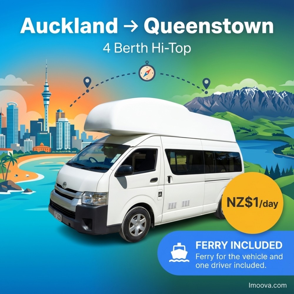 4 Berth Hi-Top available for relocation from Auckland to Queenstown