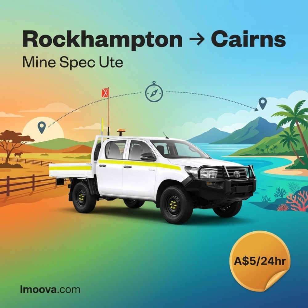 Mine Spec Ute available for relocation from Rockhampton to Cairns