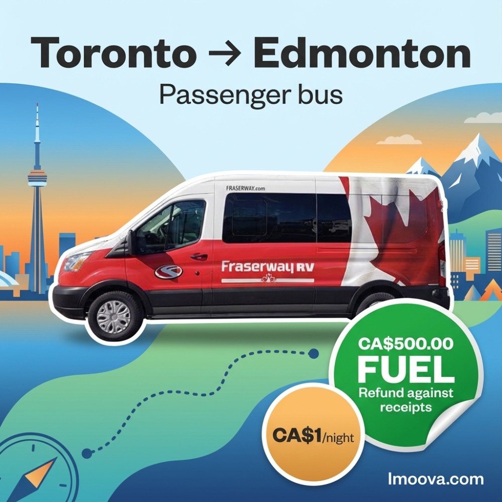 Passenger bus available for relocation from Toronto to Edmonton