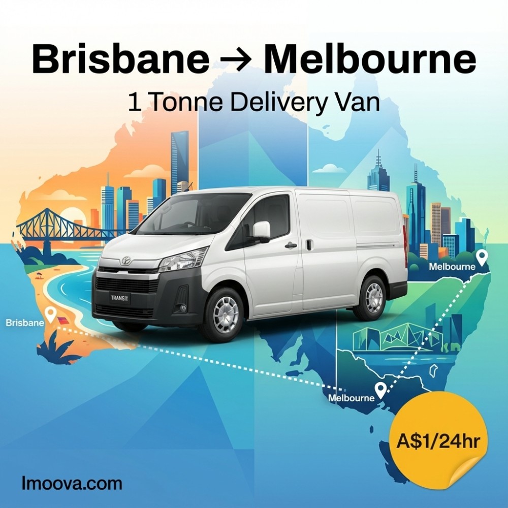 1 Tonne Delivery Van available for relocation from Brisbane to Melbourne