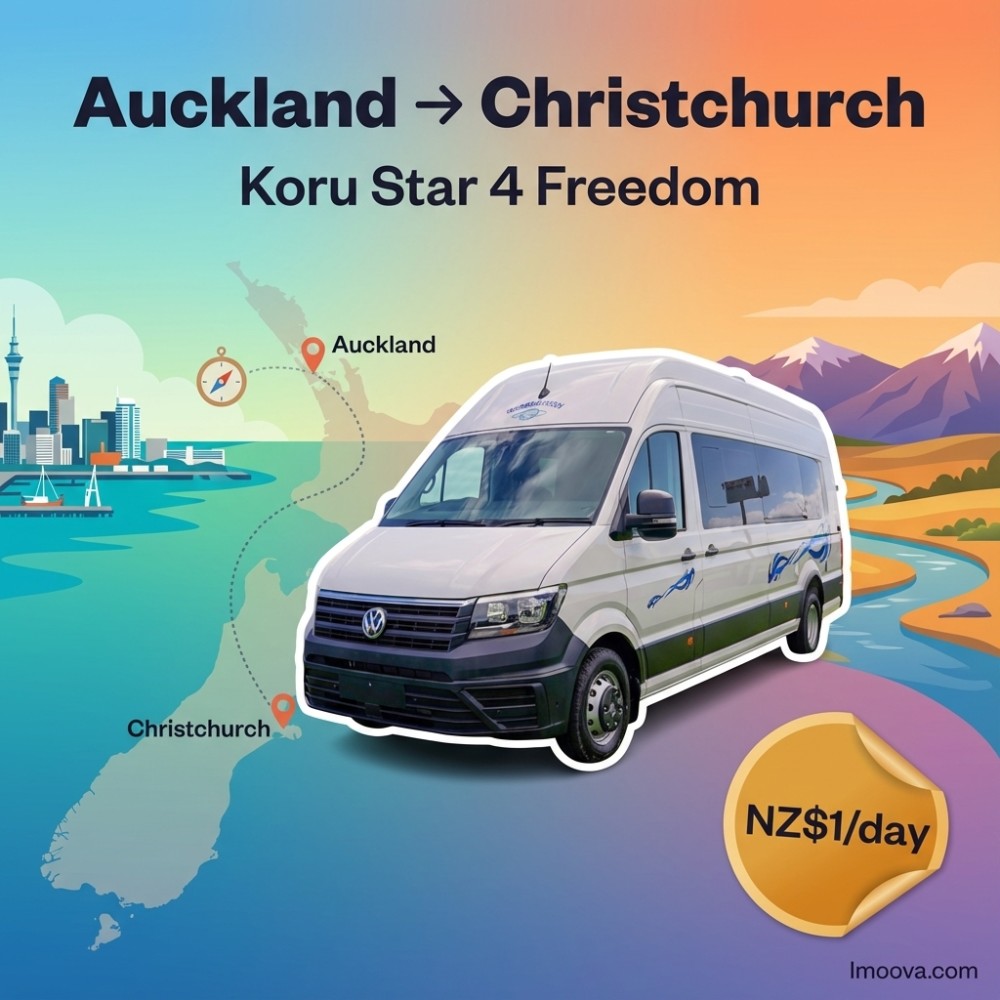 Koru Star 4 Freedom available for relocation from Auckland to Christchurch