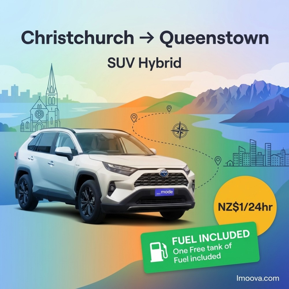 SUV Hybrid available for relocation from Christchurch to Queenstown