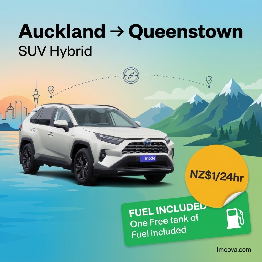 SUV Hybrid available for relocation from Auckland to Queenstown