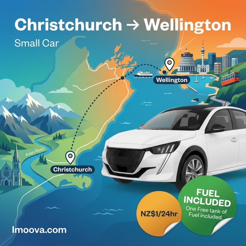 Small Car available for relocation from Christchurch to Wellington