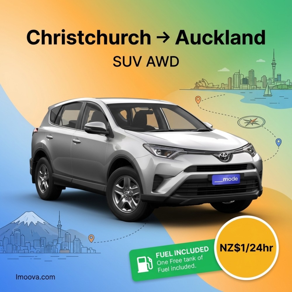 SUV AWD available for relocation from Christchurch to Auckland