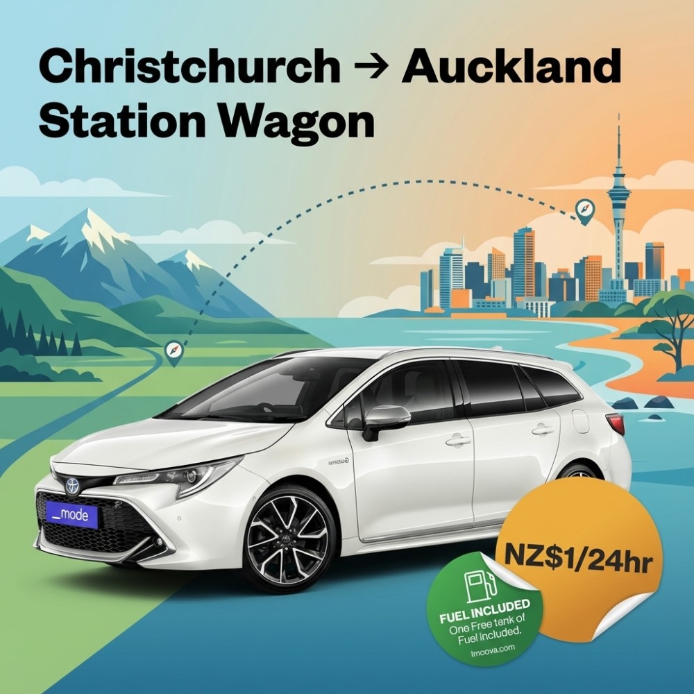 Station Wagon available for relocation from Christchurch to Auckland