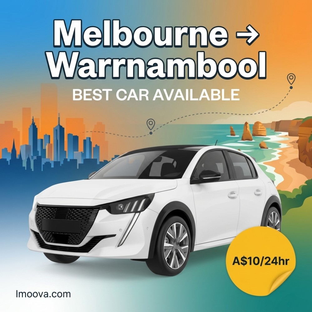 BEST CAR AVAILABLE available for relocation from Melbourne to Warrnambool