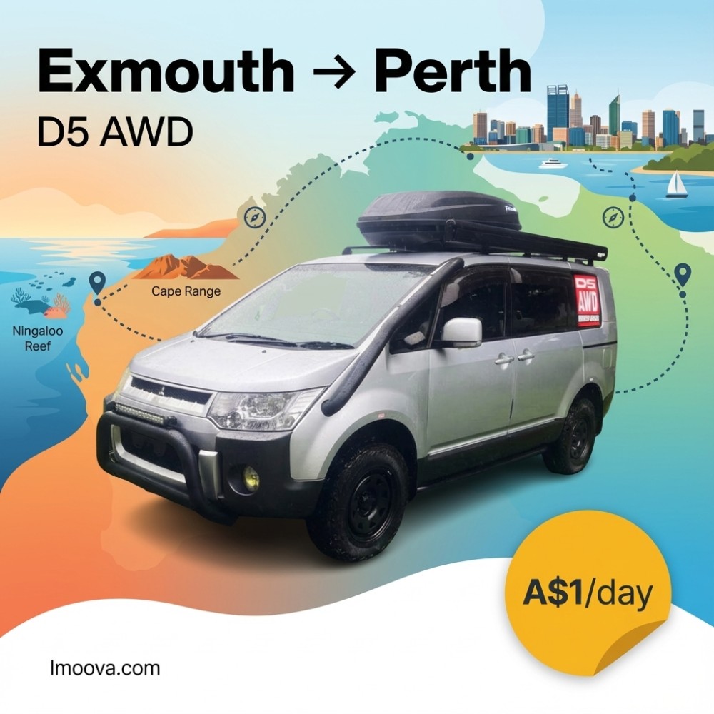 D5 AWD available for relocation from Exmouth to Perth