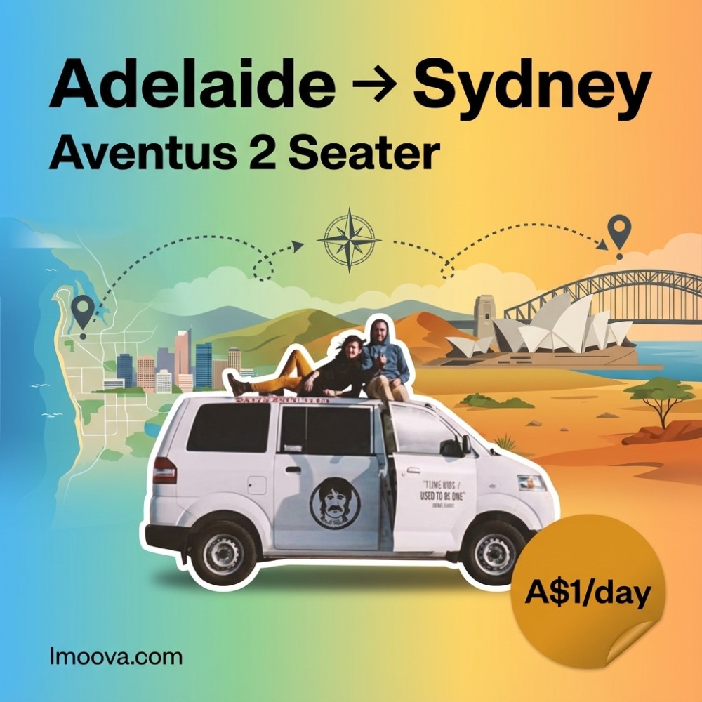 Aventus 2 Seater available for relocation from Adelaide to Sydney