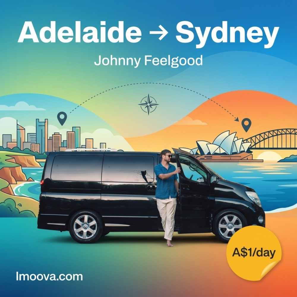 Johnny Feelgood available for relocation from Adelaide to Sydney