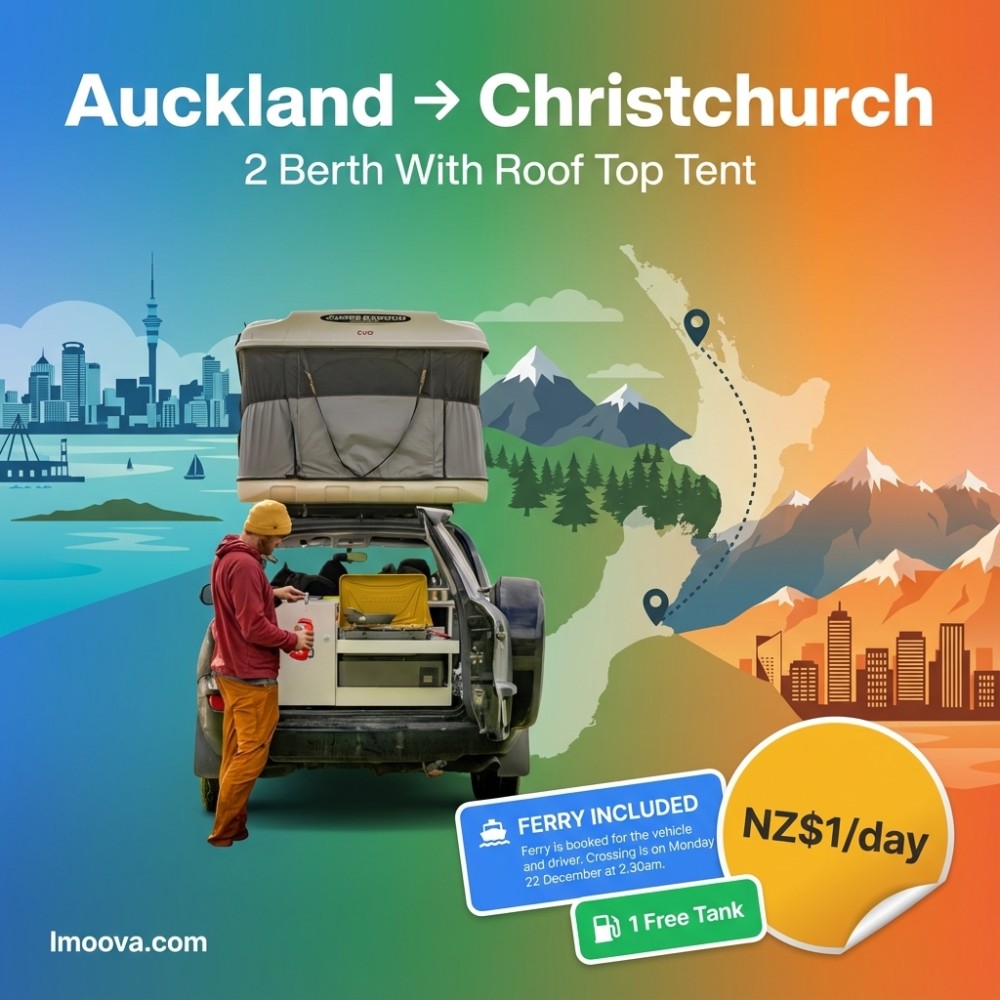 Auckland to Christchurch