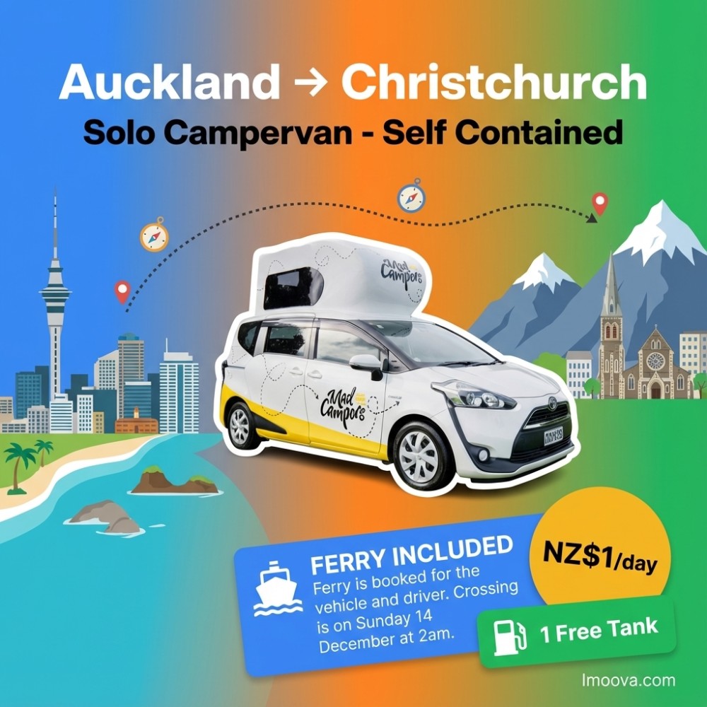 Auckland to Christchurch