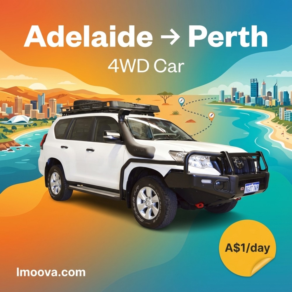 4WD Car available for relocation from Adelaide to Perth