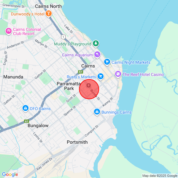 map of departure location
