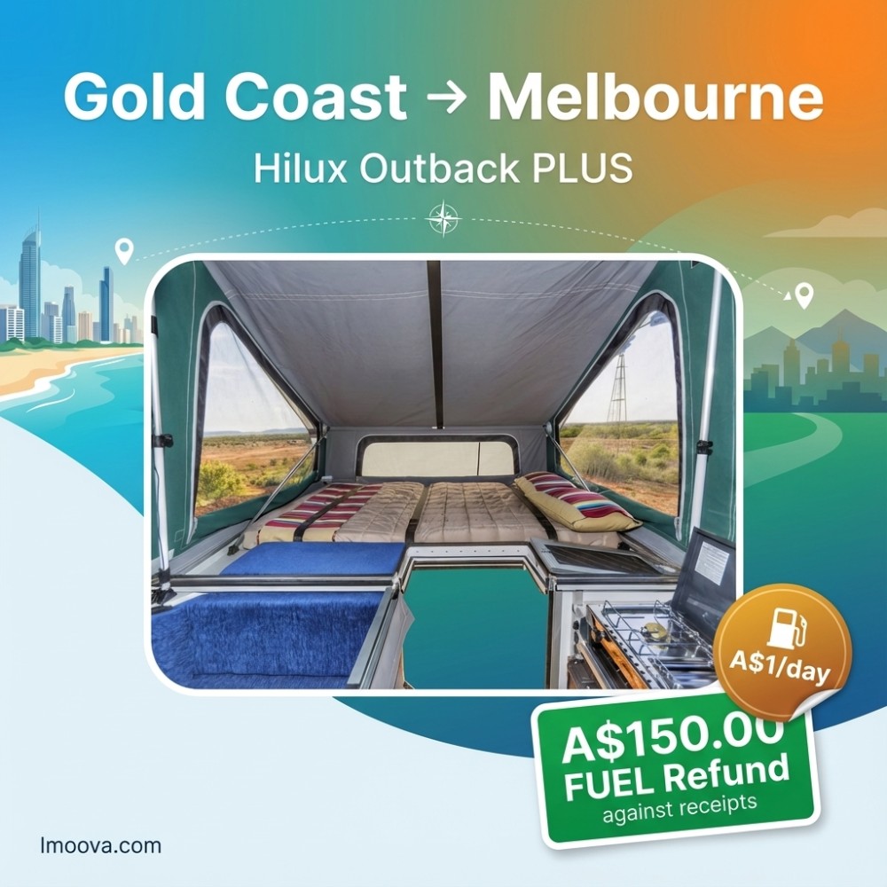 Hilux Outback PLUS available for relocation from Gold Coast to Melbourne