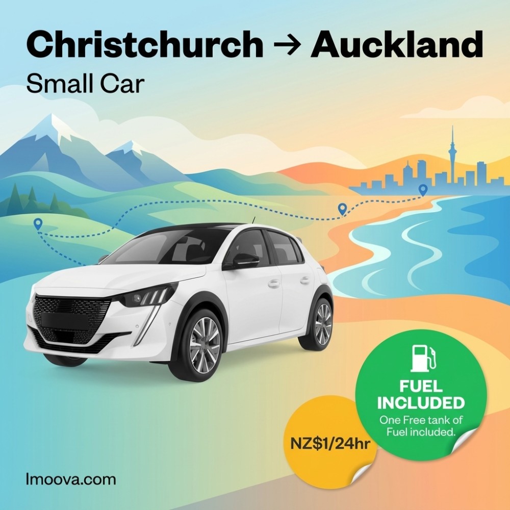Small Car available for relocation from Christchurch to Auckland