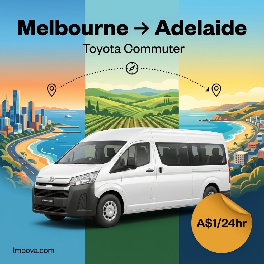 Toyota Commuter available for relocation from Melbourne to Adelaide