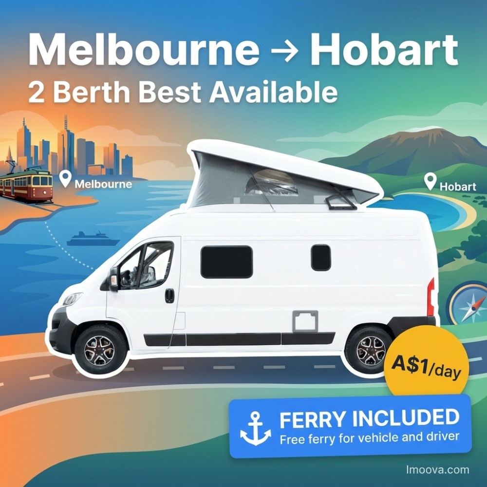 2 Berth Best Available available for relocation from Melbourne to Hobart