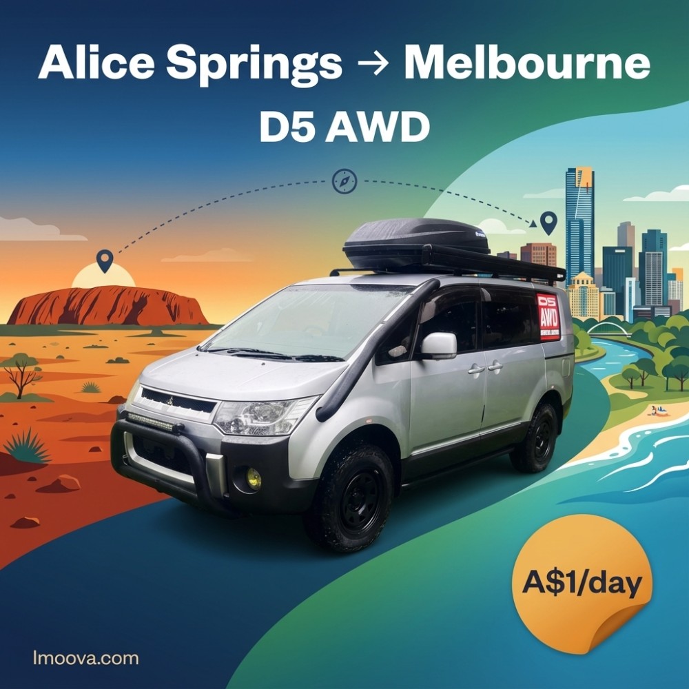 D5 AWD available for relocation from Alice Springs to Melbourne