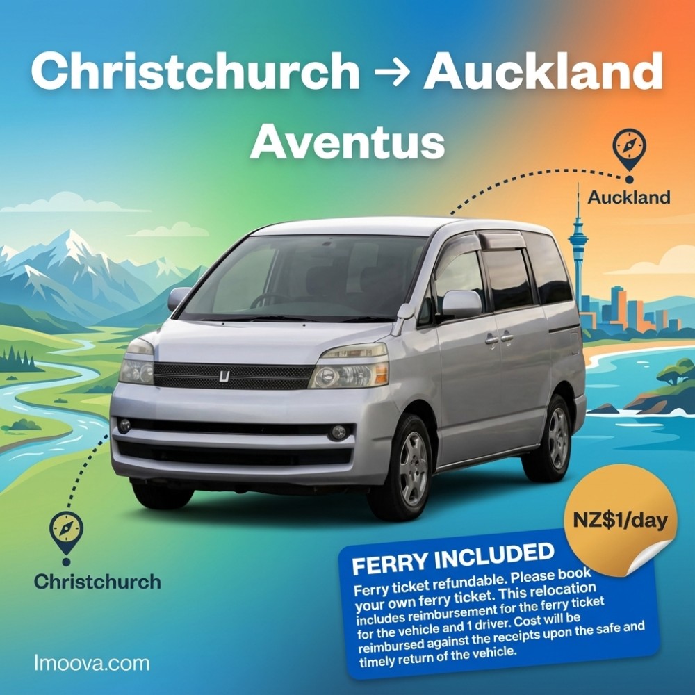 Aventus available for relocation from Christchurch to Auckland