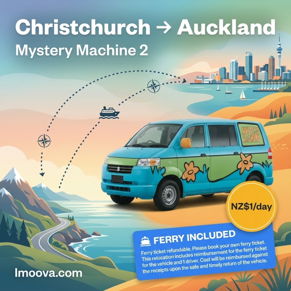 Mystery Machine 2 available for relocation from Christchurch to Auckland