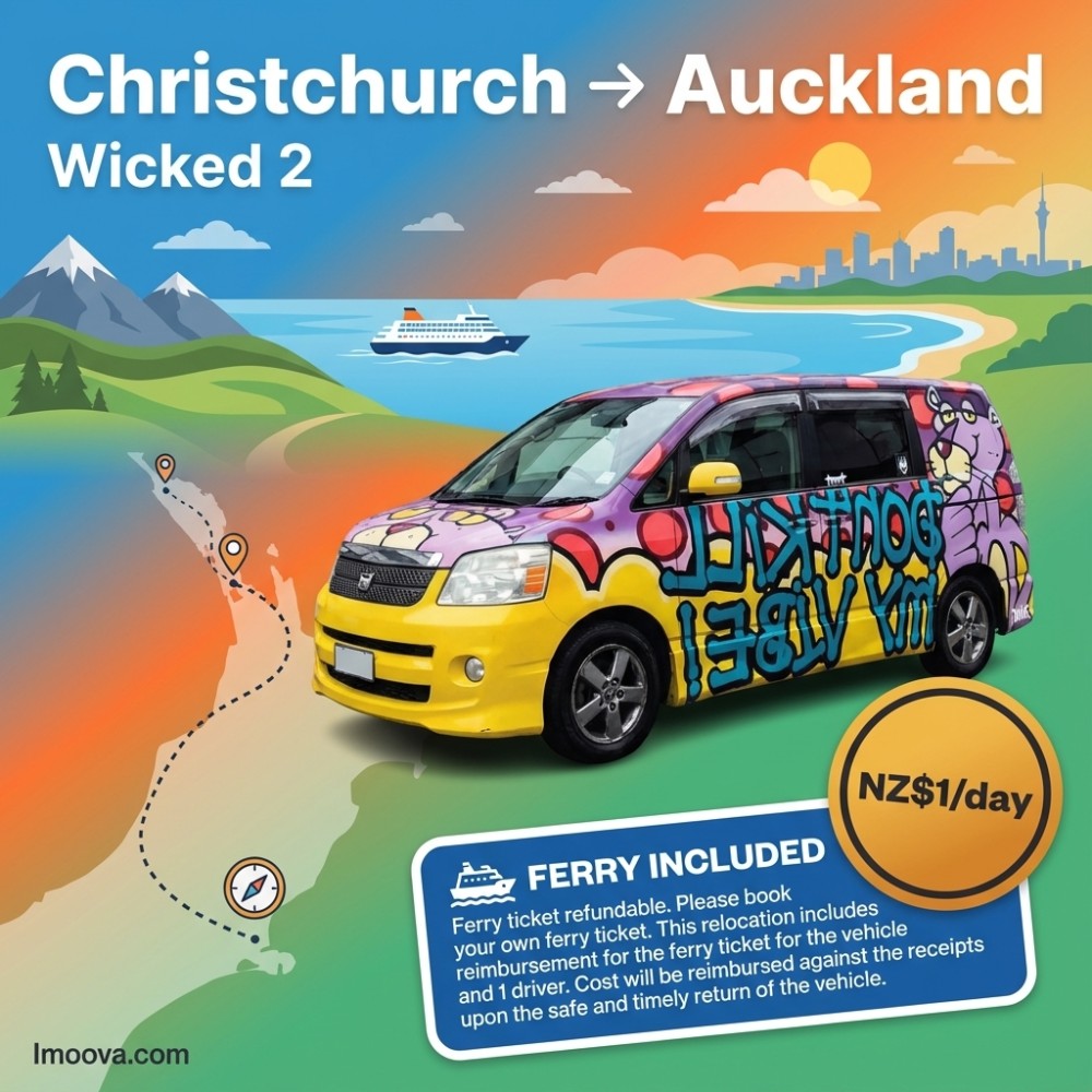 Wicked 2 available for relocation from Christchurch to Auckland