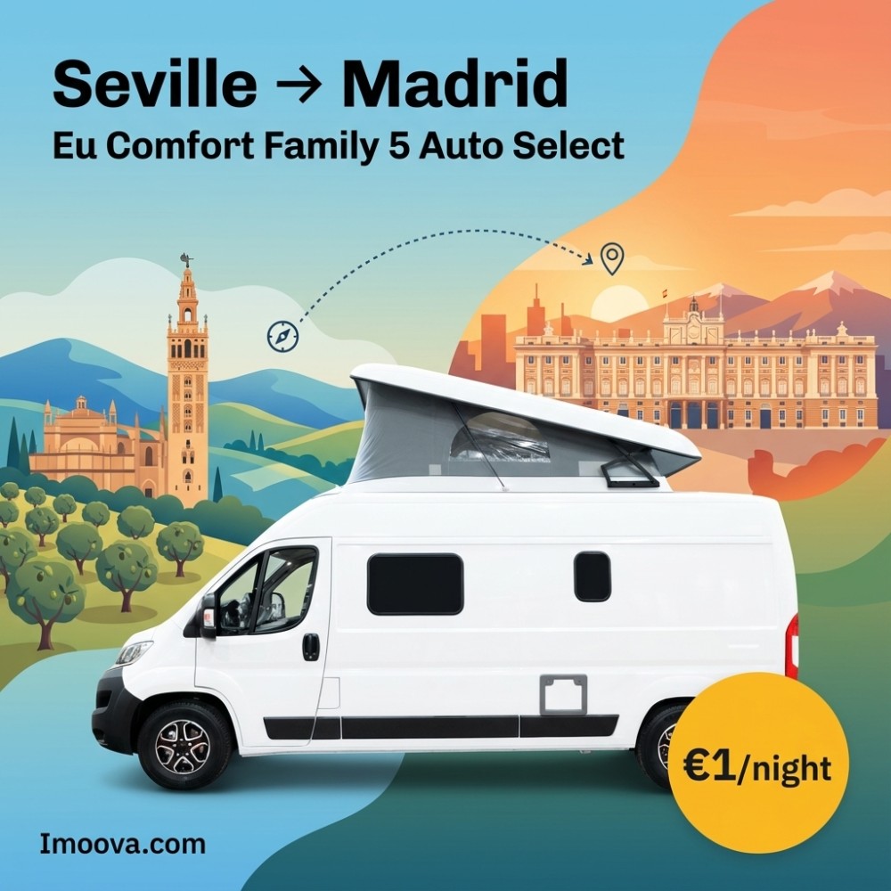 Eu Comfort Family 5 Auto Select available for relocation from Seville to Madrid