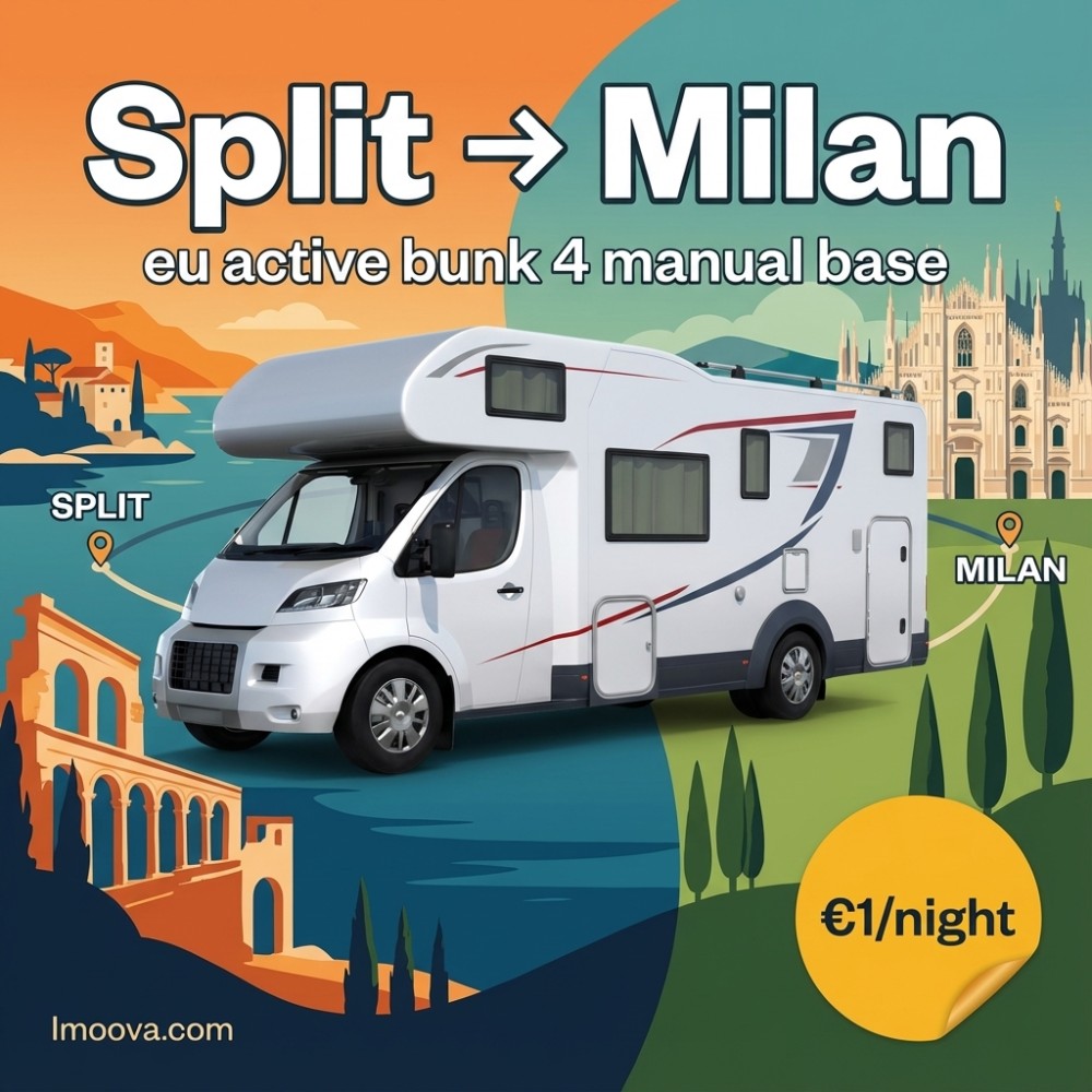 eu active bunk 4 manual base available for relocation from Split to Milan