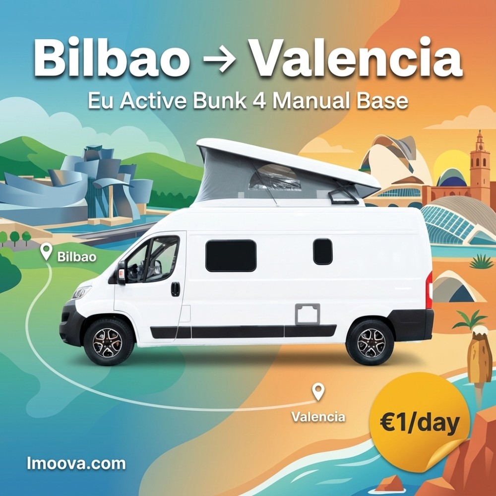Eu Active Bunk 4 Manual Base available for relocation from Bilbao to Valencia