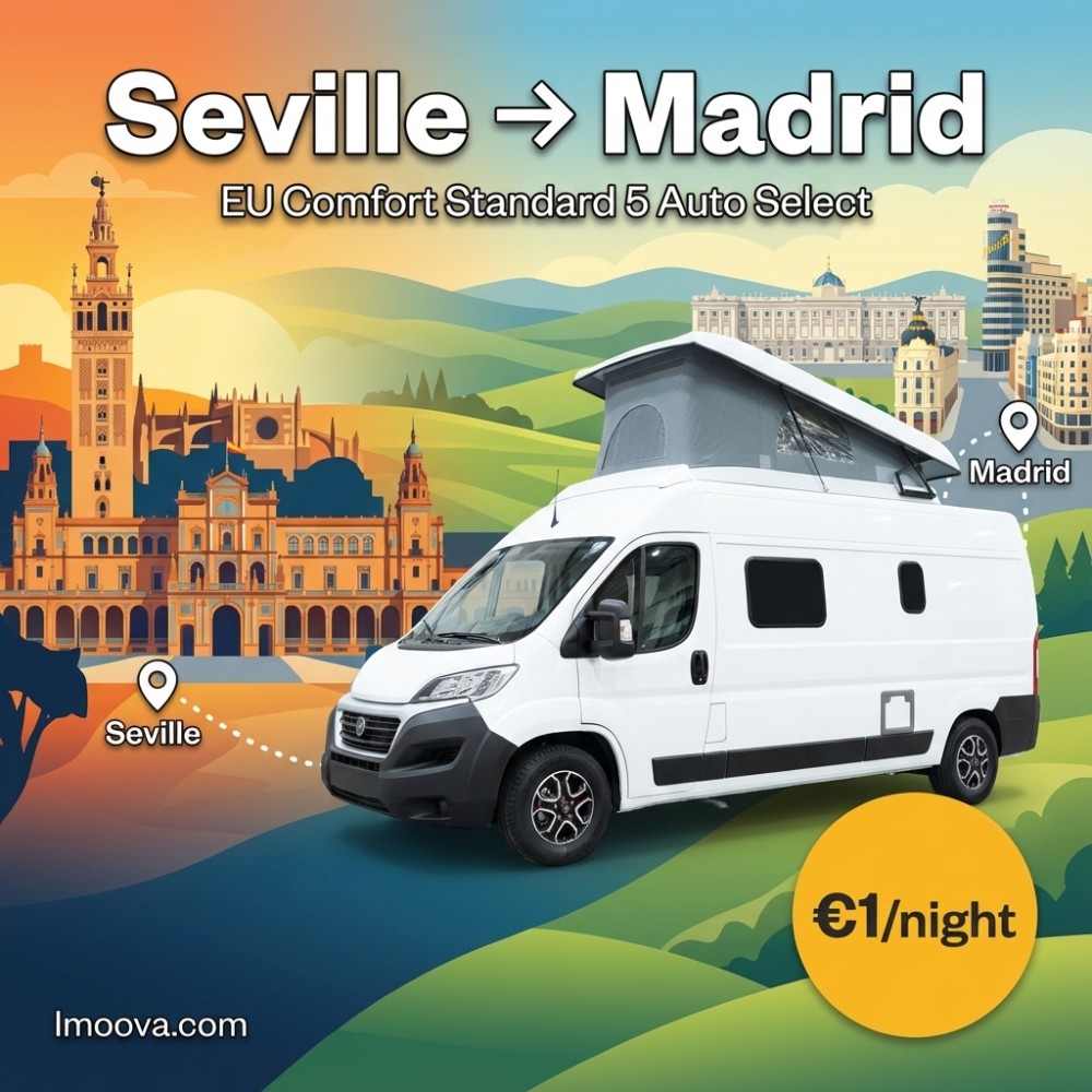 EU Comfort Standard 5 Auto Select available for relocation from Seville to Madrid
