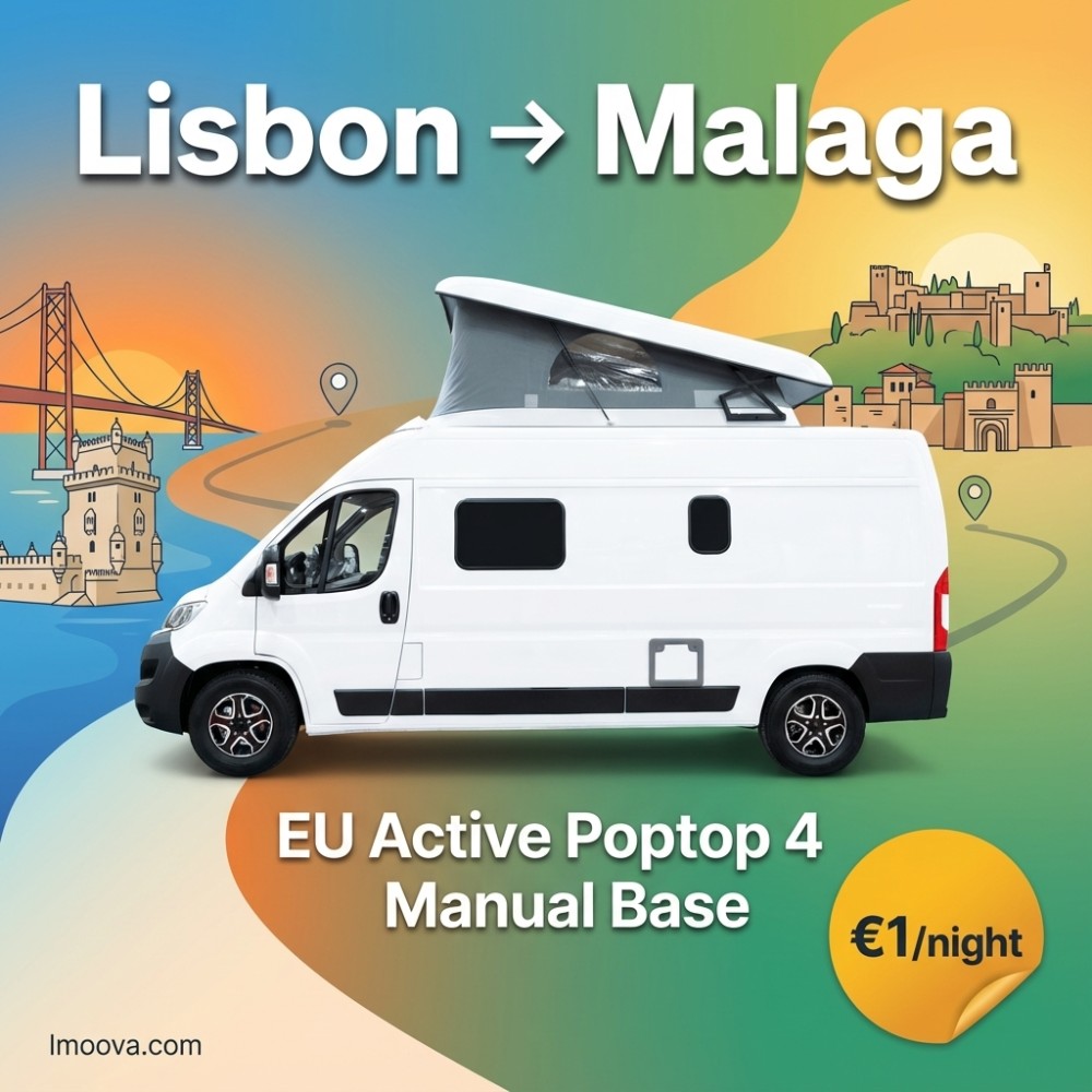 EU Active Poptop 4 Manual Base available for relocation from Lisbon to Malaga