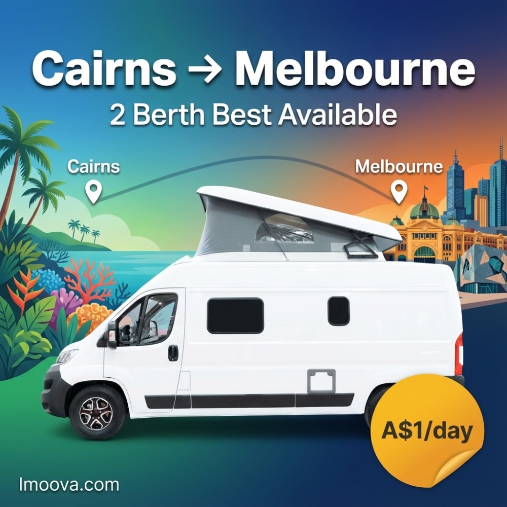 2 Berth Best Available available for relocation from Cairns to Melbourne
