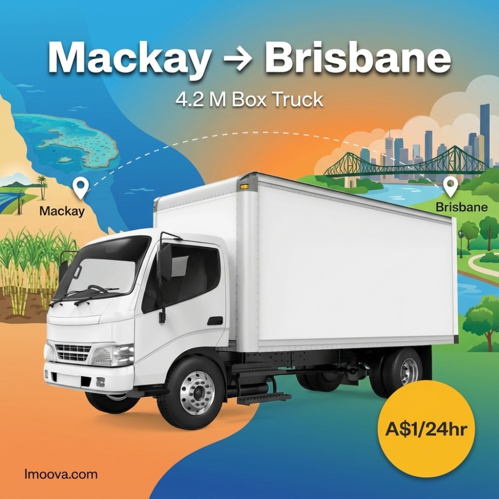 4.2 M Box Truck - Mackay to Brisbane