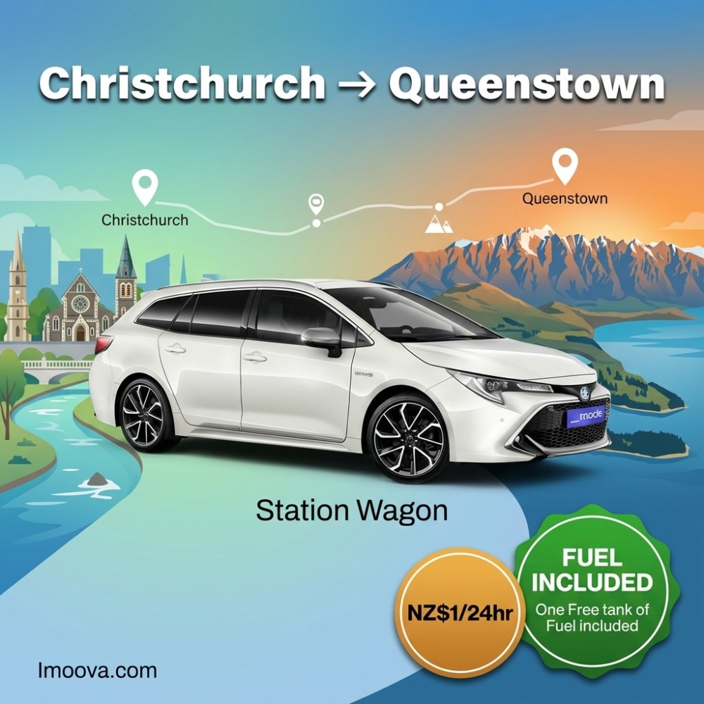Station Wagon - Christchurch to Queenstown