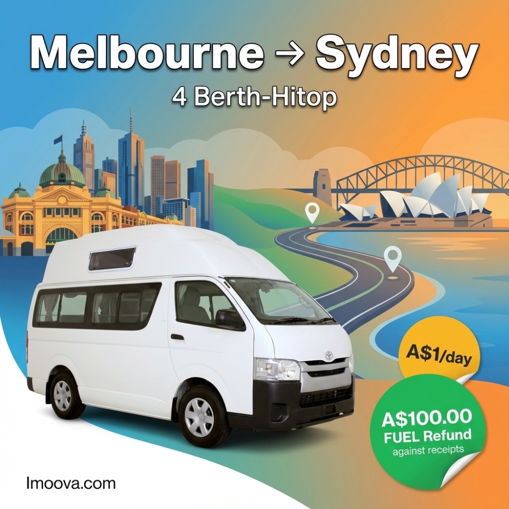 4 Berth-Hitop - Melbourne to Sydney