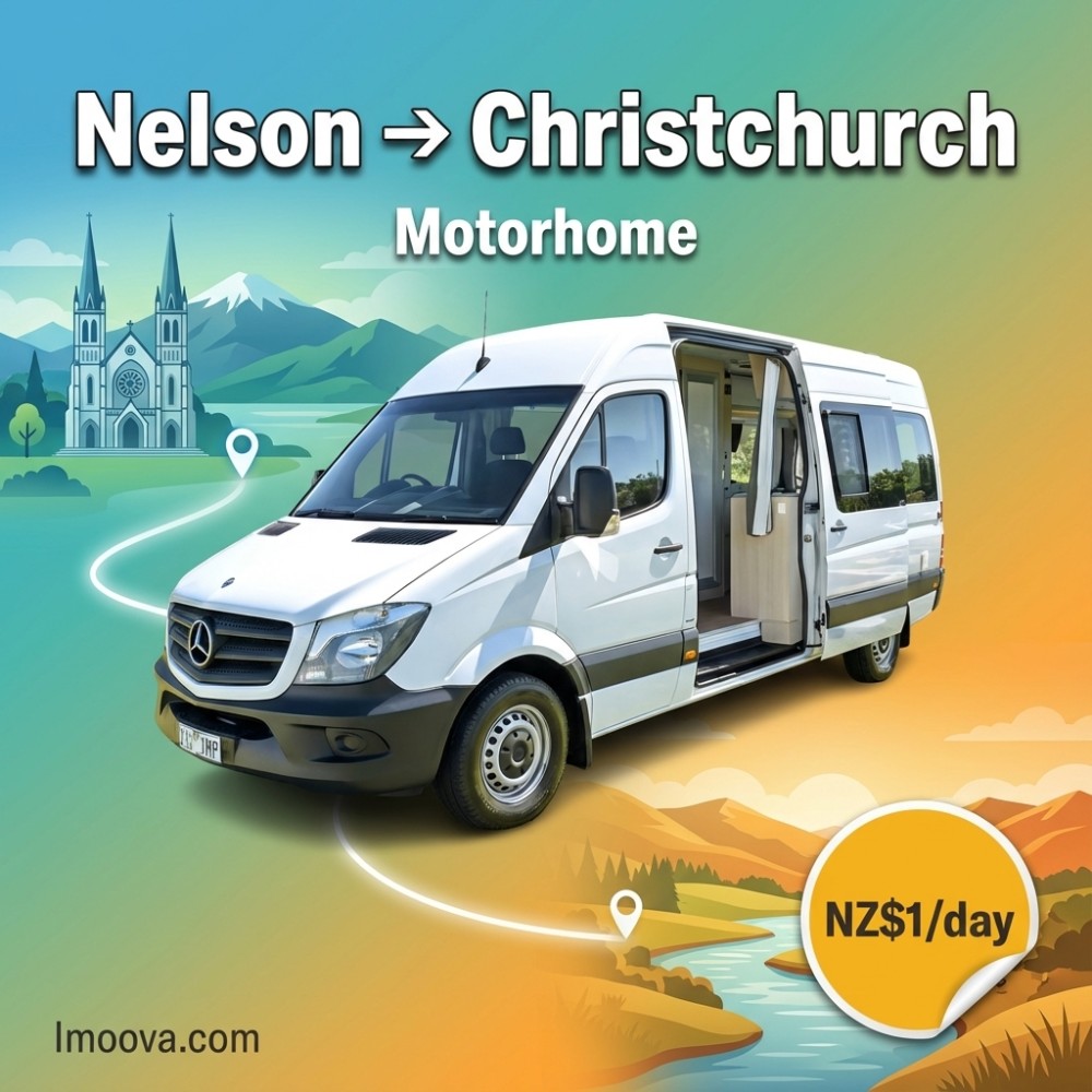 Motorhome available for relocation from Nelson to Christchurch