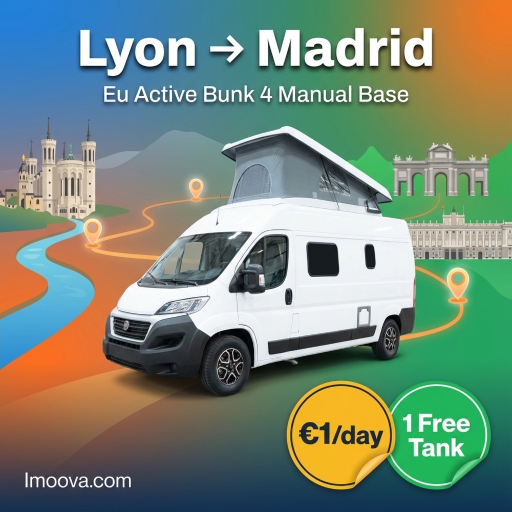 Eu Active Bunk 4 Manual Base available for relocation from Lyon to Madrid