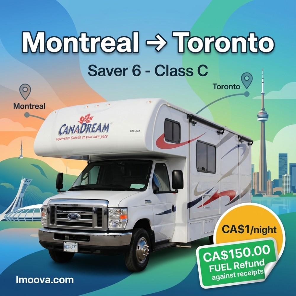 Saver 6 - Class C available for relocation from Montreal to Toronto