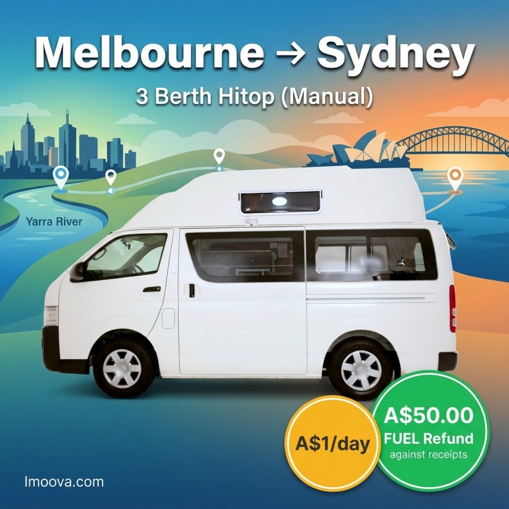 3 Berth Hitop (Manual) - Melbourne to Sydney