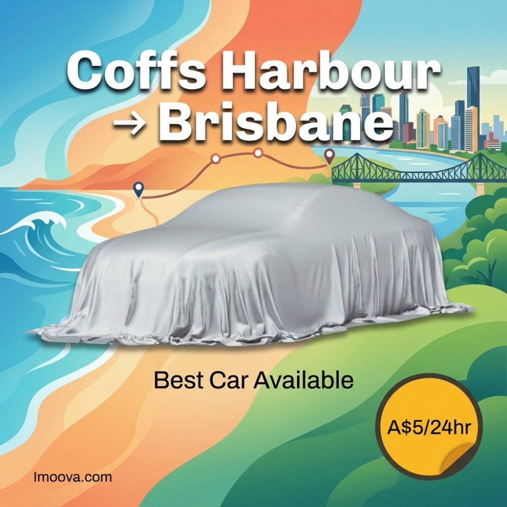 Best Car Available available for relocation from Coffs Harbour to Brisbane