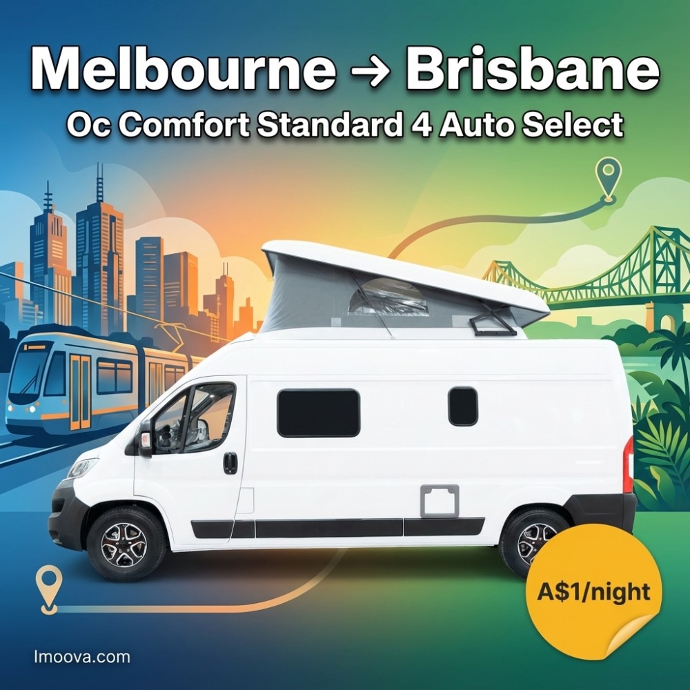 Oc Comfort Standard 4 Auto Select - Melbourne to Brisbane