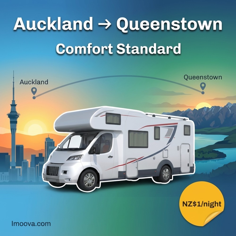 Comfort Standard - Auckland to Queenstown